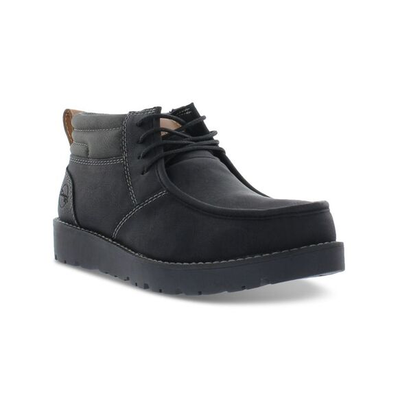 WEATHERPROOF VINTAGE Mens Black Comfort Round Toe Lace-Up Chukka Boots 8 M